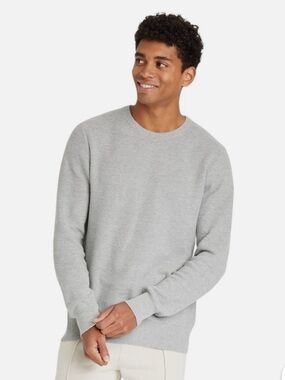 Goodfellow & Co Gray Thermal Lightweight Sweater